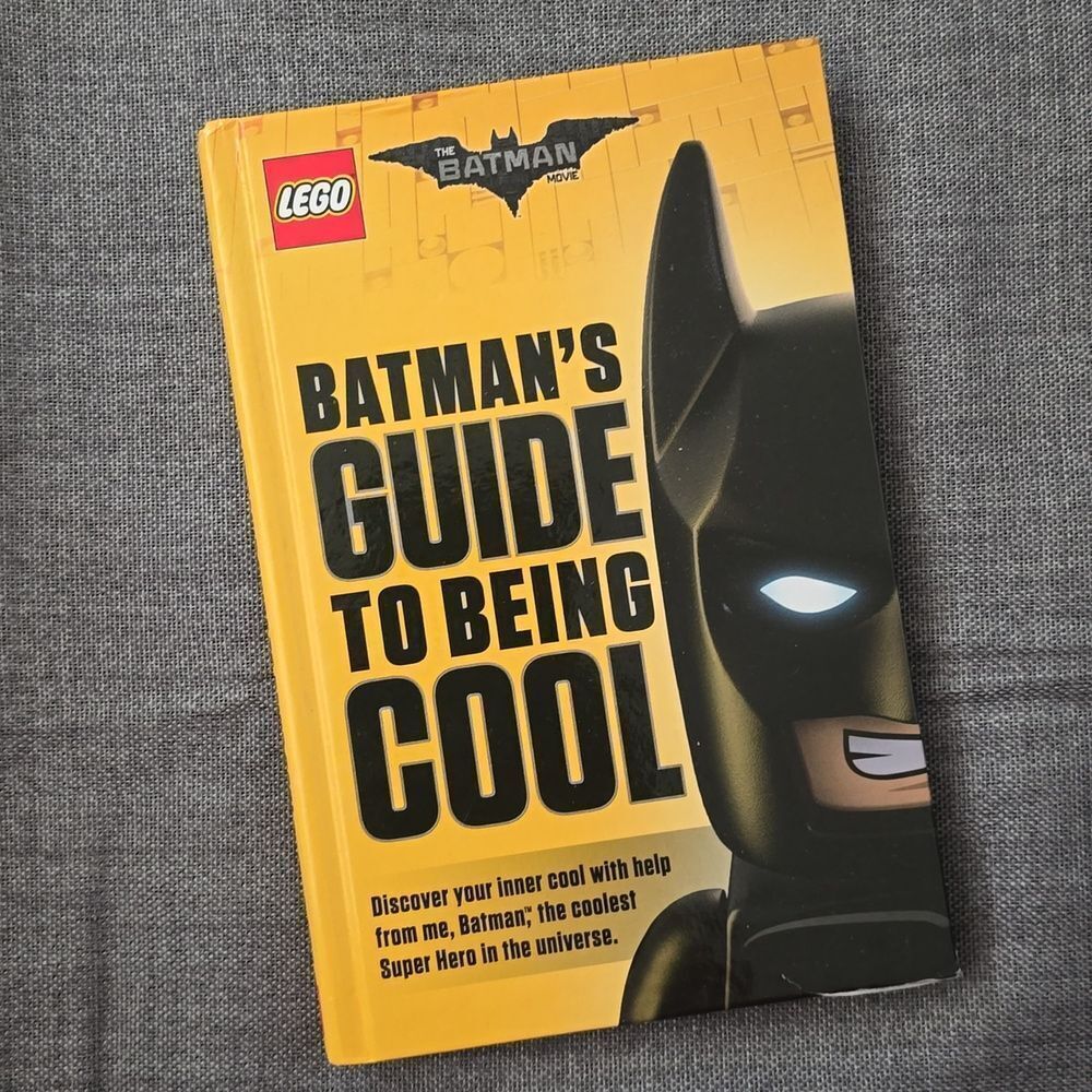 Batman's Guide to Being Cool Book Lego Funny Witty Kids ages 7+